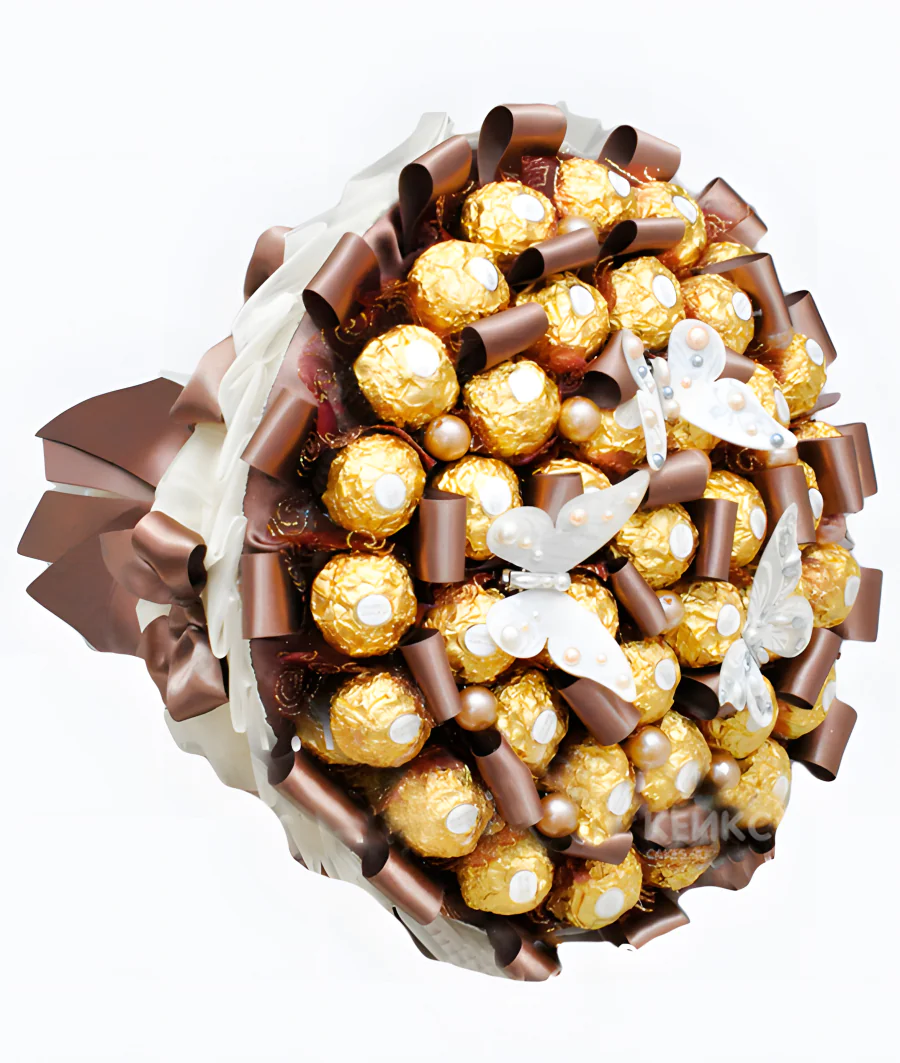 Букет с конфетами Ферреро роше 6 Фото