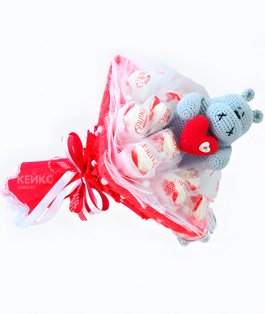 Букет с конфетами рафаелло 2 Фото