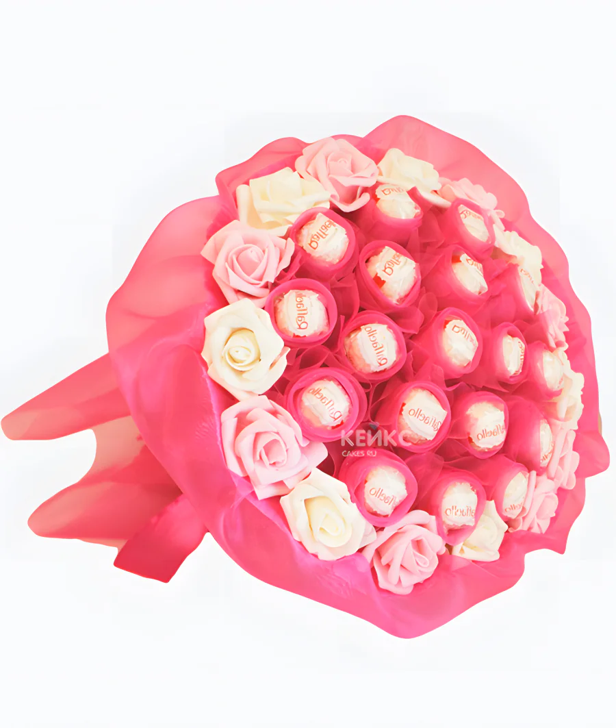 Букет с конфетами рафаелло 5 Фото