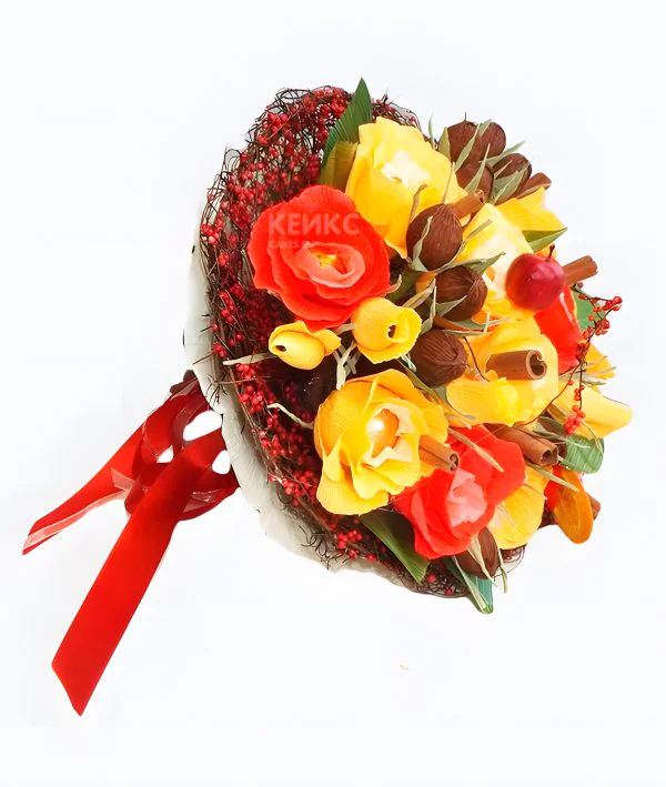 Букет с конфетами учителю 2 Фото