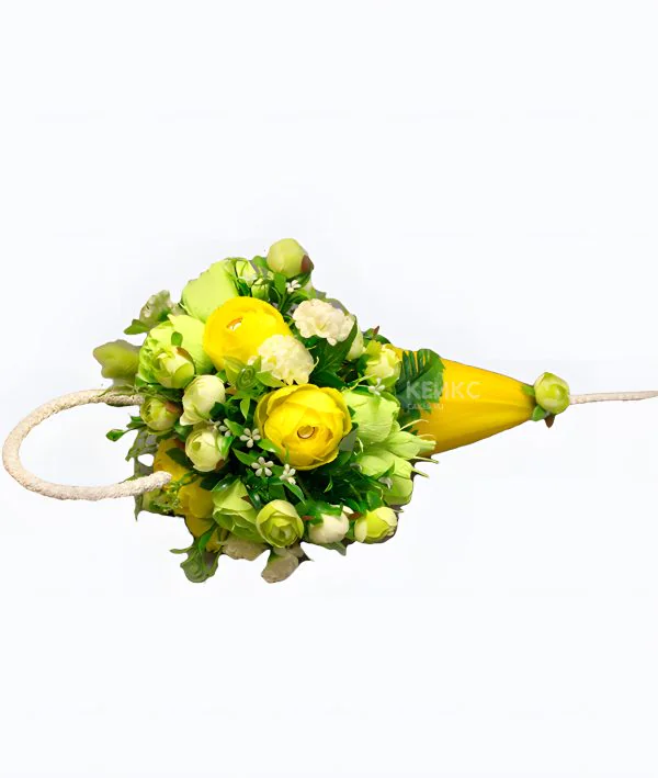 Букет с конфетами в виде зонтика 4 Фото