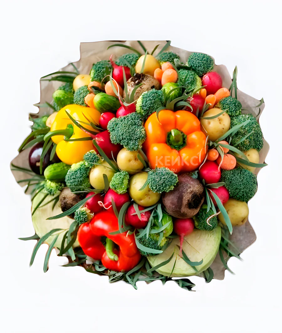 Букет с красным перцем 2 Фото