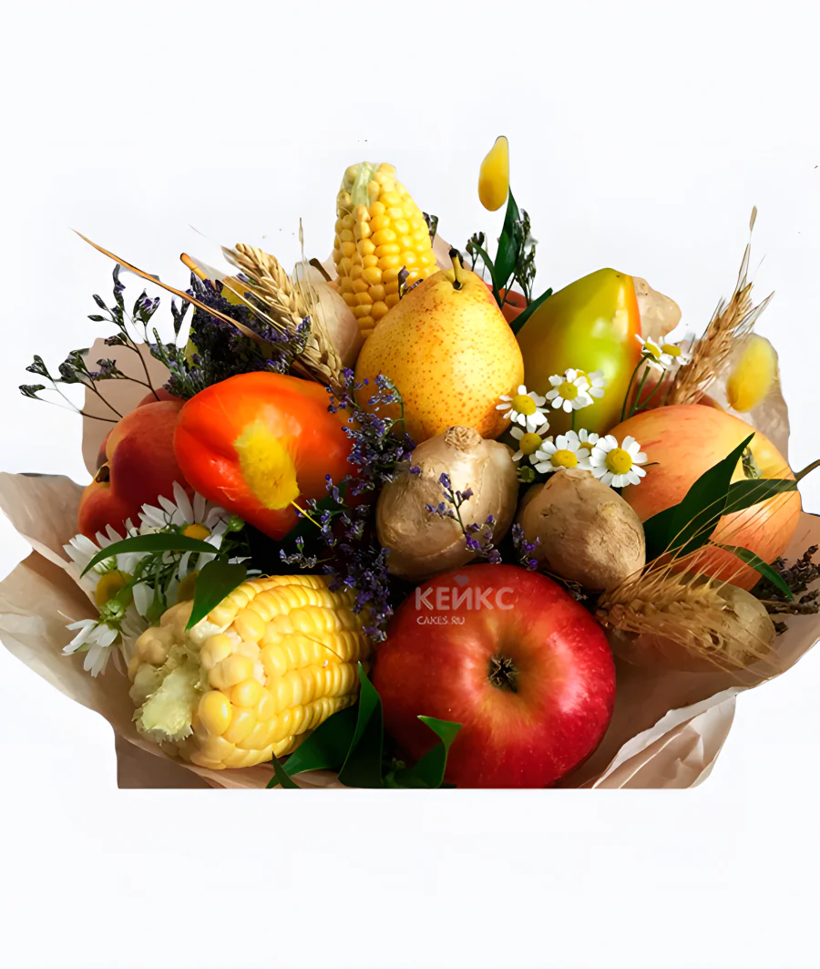 Букет с кукурузой 1 Фото