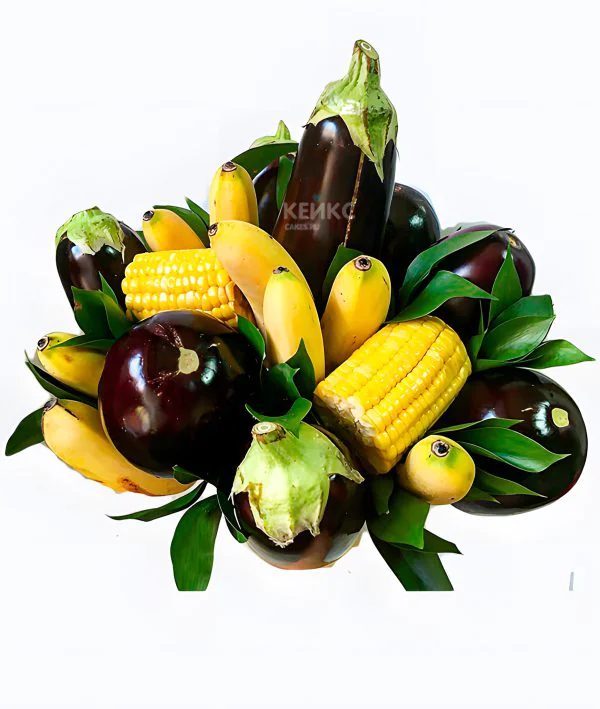 Букет с кукурузой 3 Фото