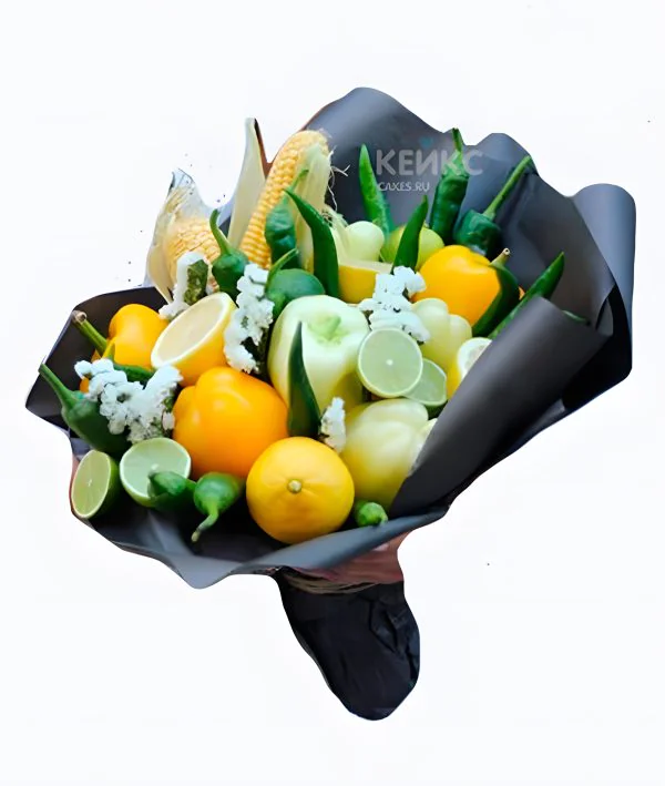 Букет с кукурузой 4 Букет с кукурузой 4 Фото