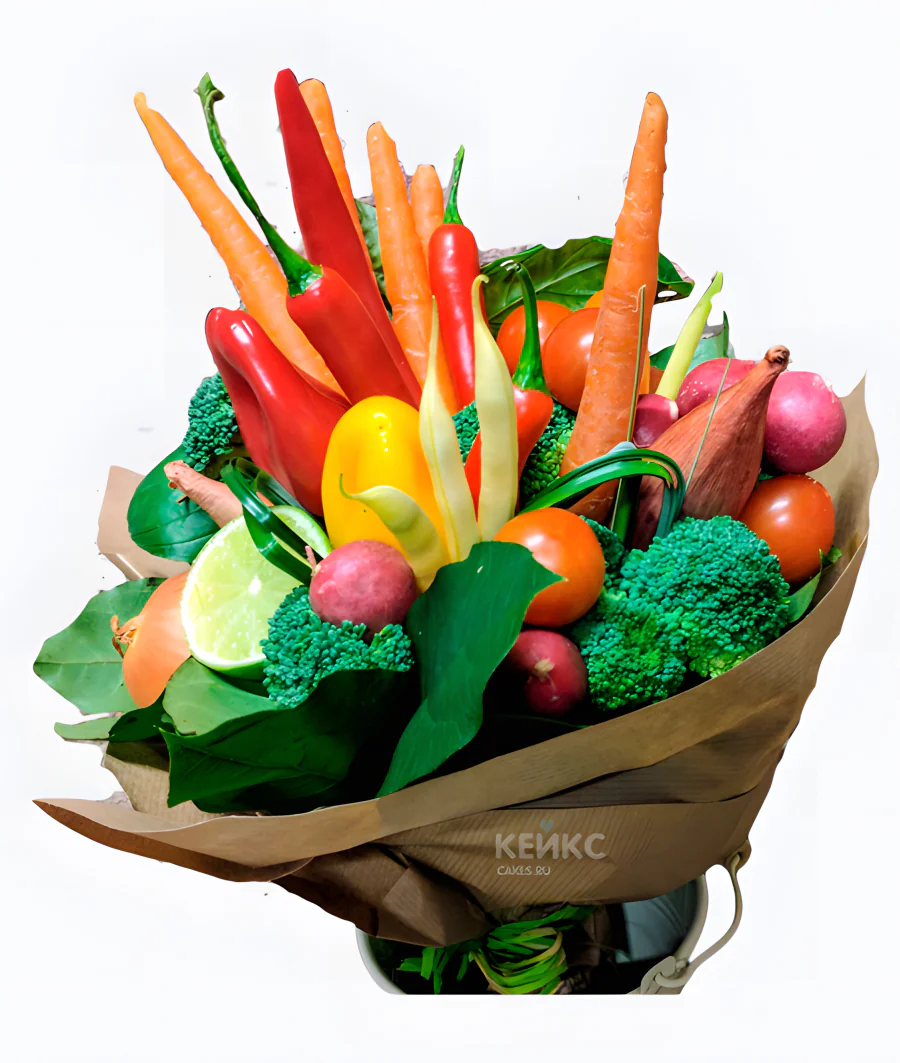 Букет с морковью 1 Фото