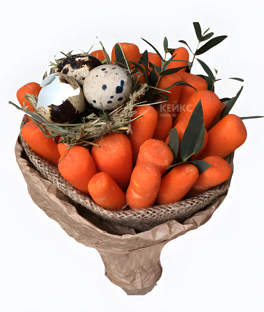 Букет с морковью 2 Фото