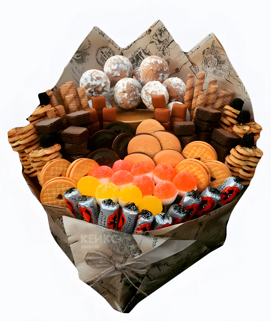 Букет с печеньем Фото