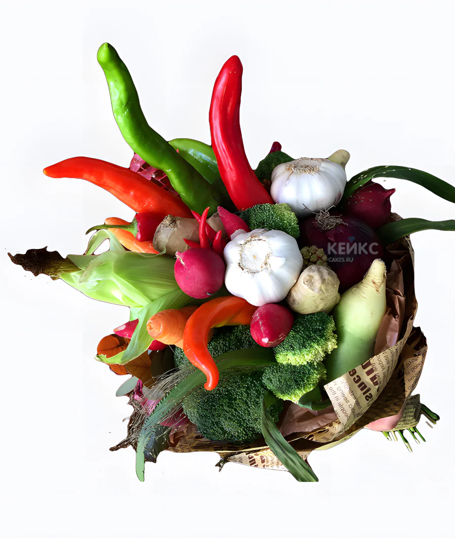 Букет с перцем Чили 1 Фото