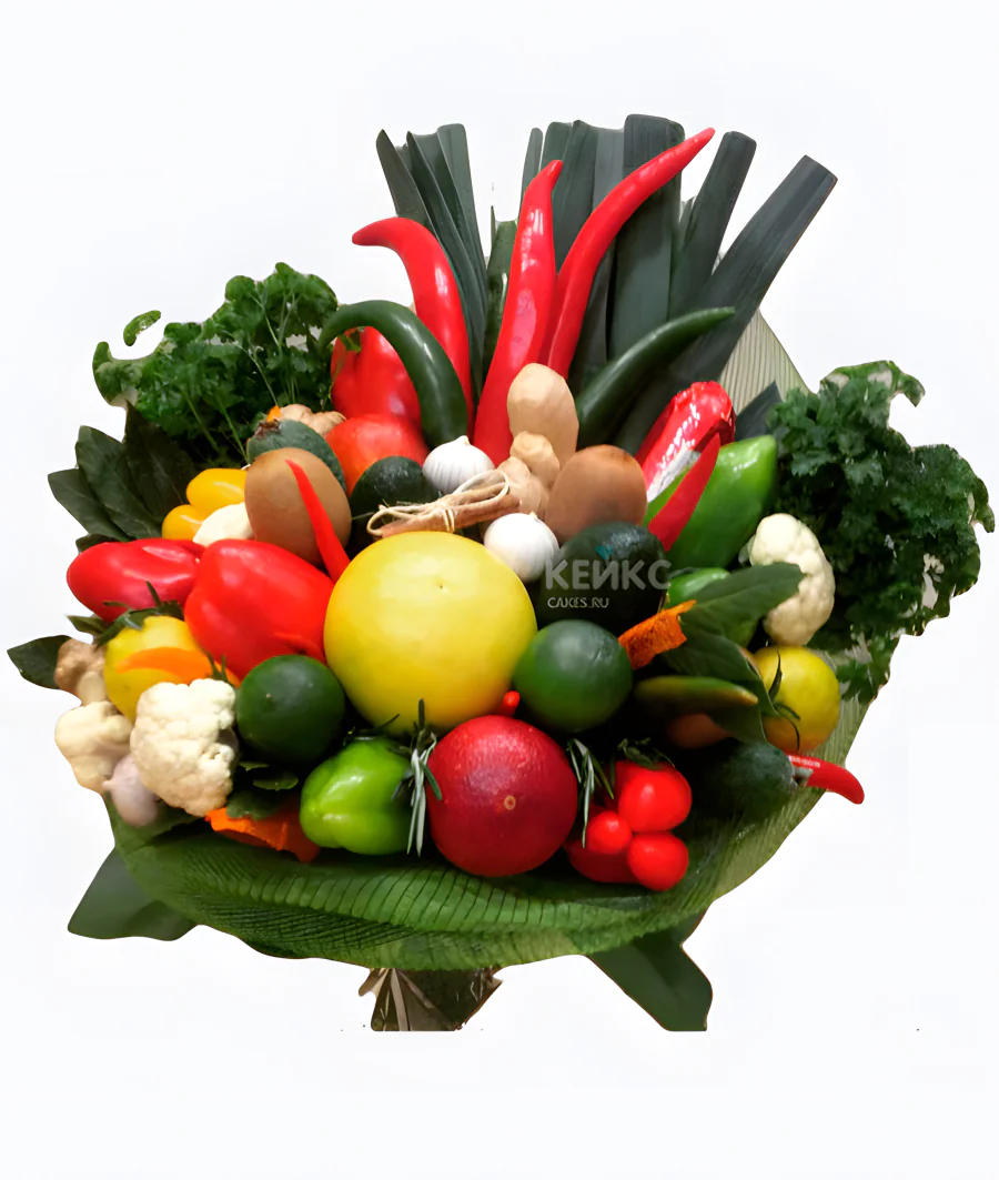 Букет с перцем Чили 5 Фото