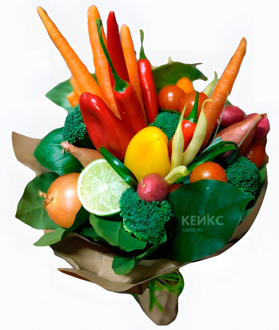 Букет с перцем Чили 7 Фото