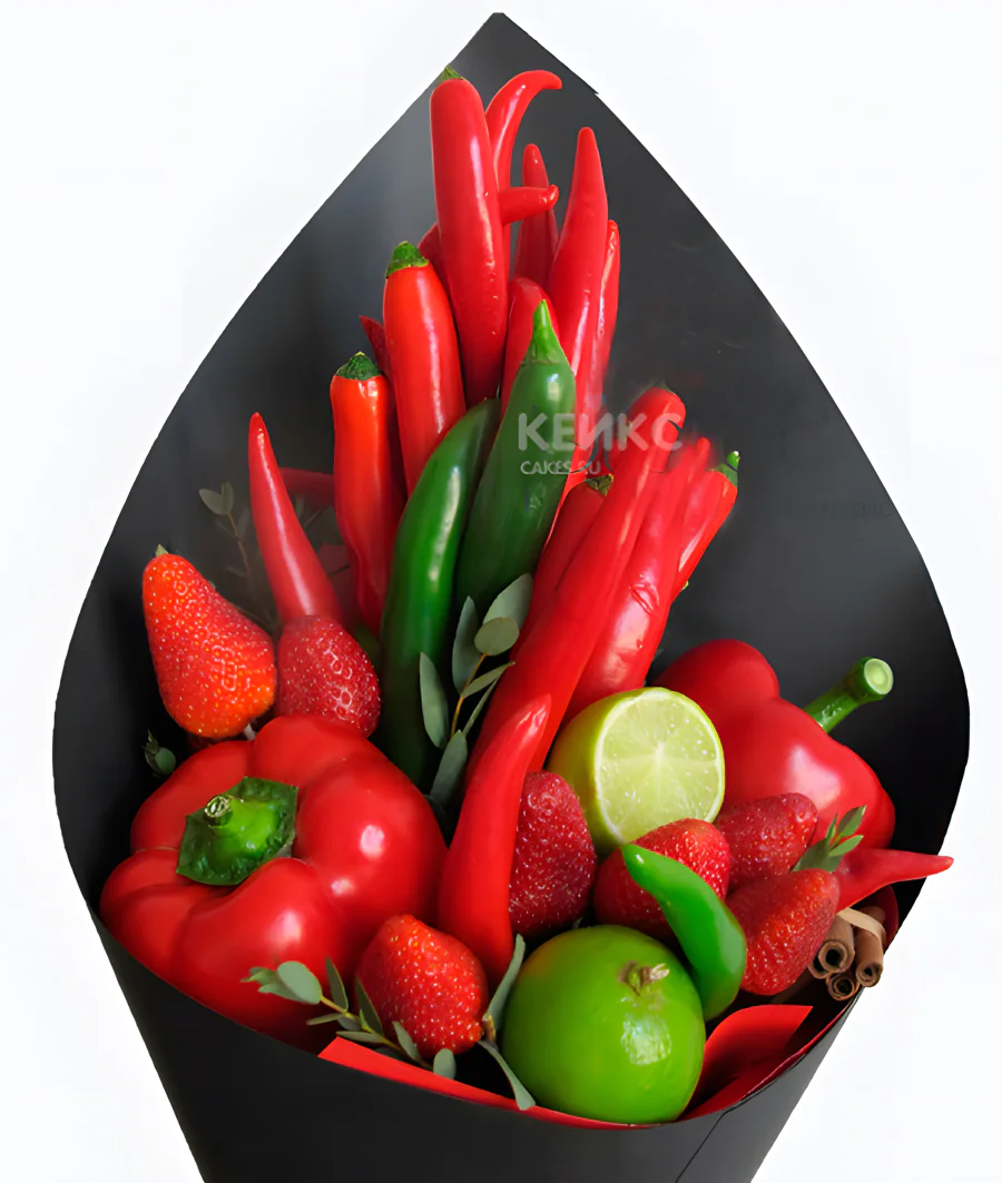 Букет с перцем Фото