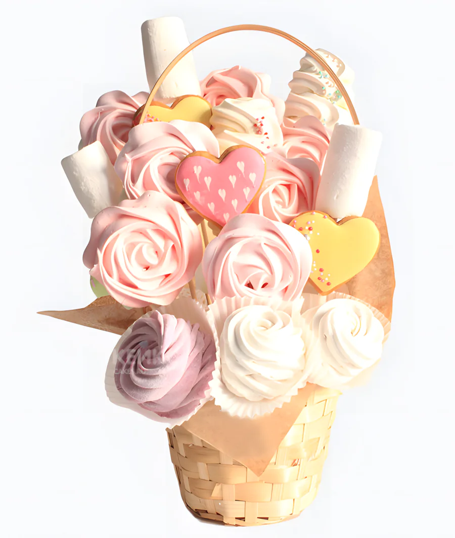 Букет с пирожными 1 Фото