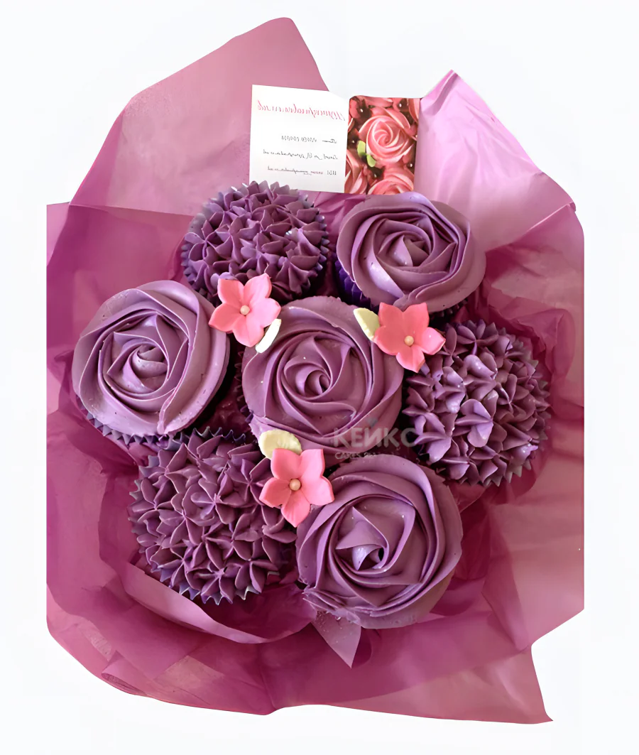 Букет с пирожными 4 Фото