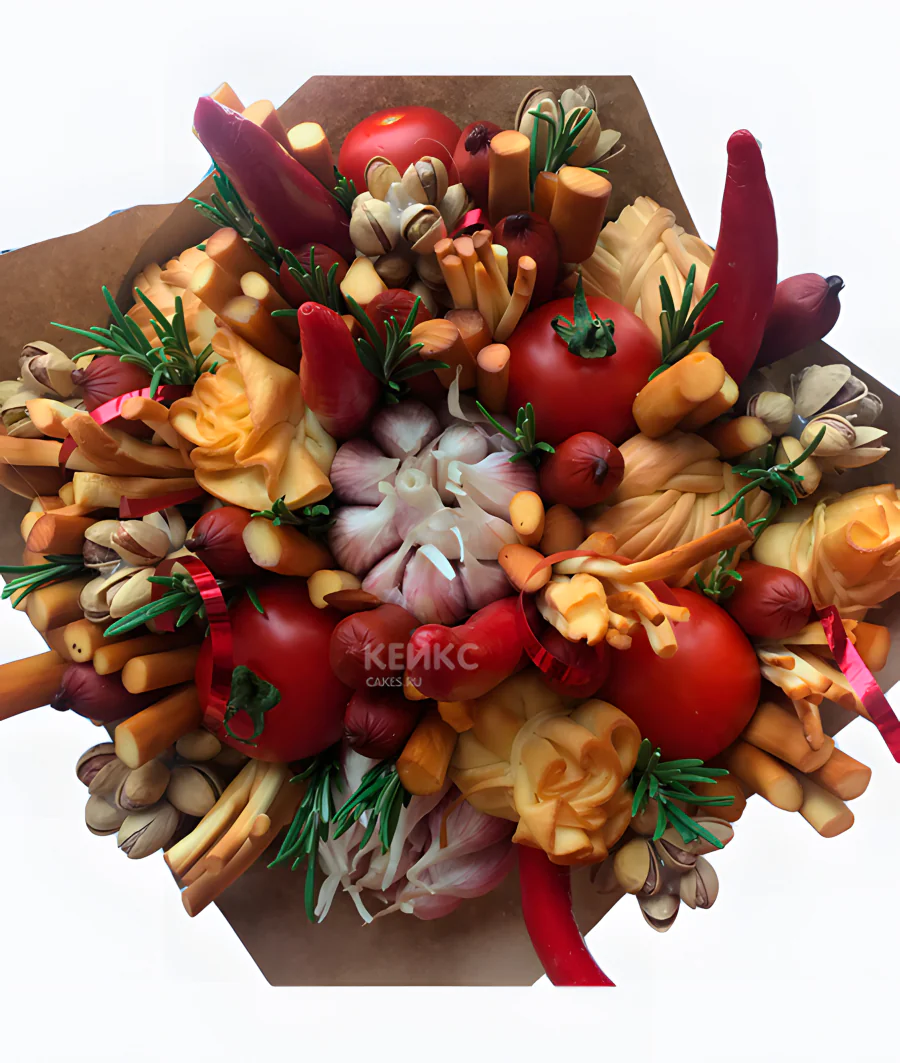 Букет с помидорами 3 Фото