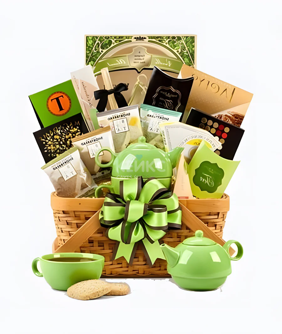 Корзина с чаем  2 Фото