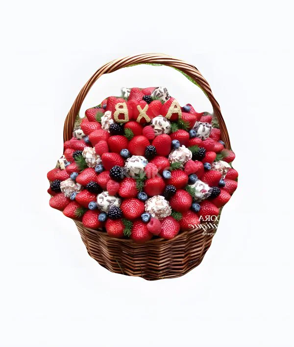 Корзина с клубникой 1 Корзина с клубникой 1 Фото