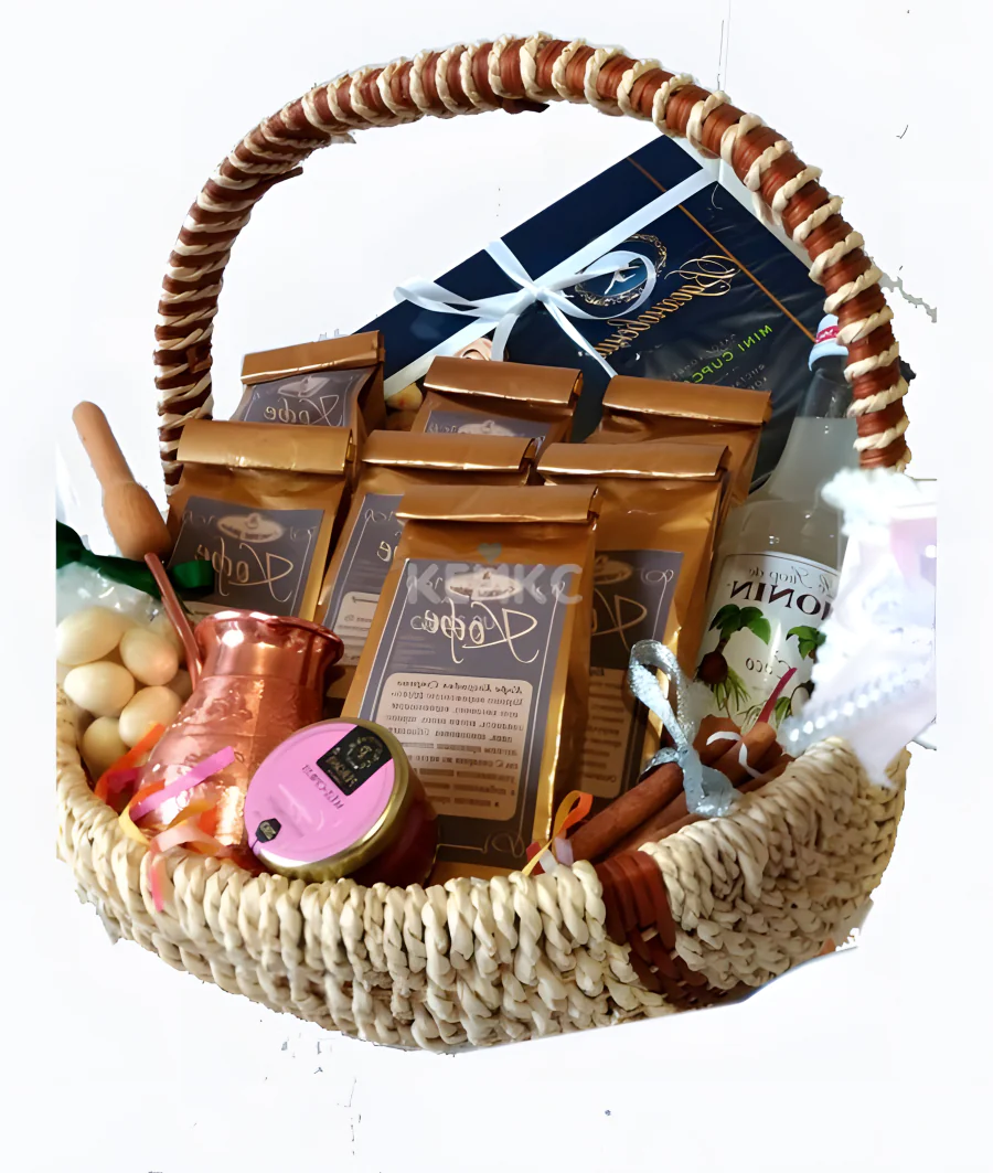 Корзина с кофе 4 Фото