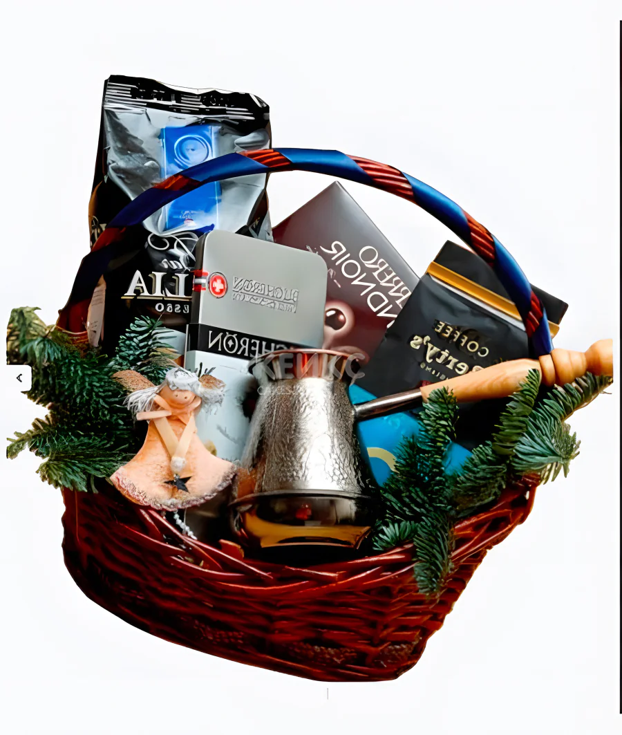 Корзина с кофе Фото