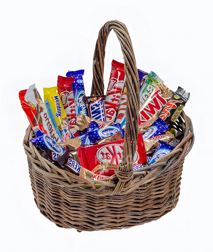 Корзина с конфетами 2 Фото