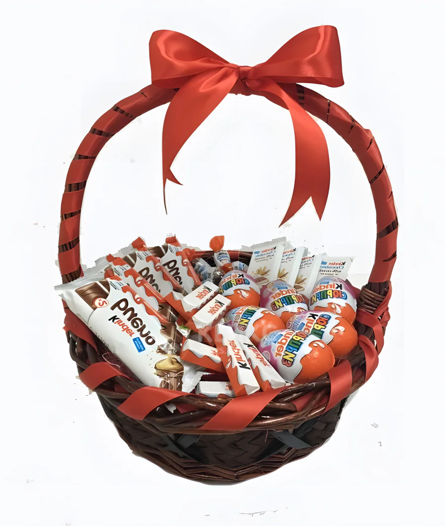 Корзина с конфетами 4 Фото