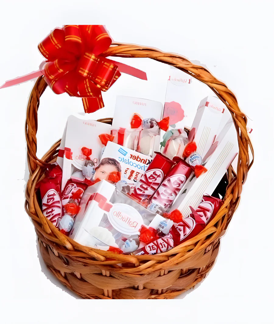 Корзина с конфетами 8 Фото