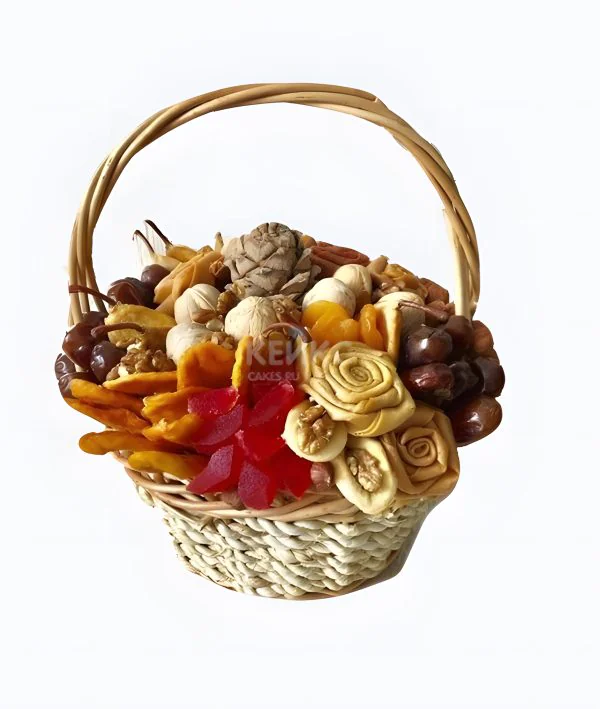 Корзина с сухофруктами 1 Фото