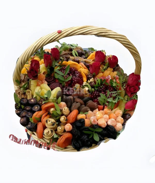 Корзина с сухофруктами 2 Фото