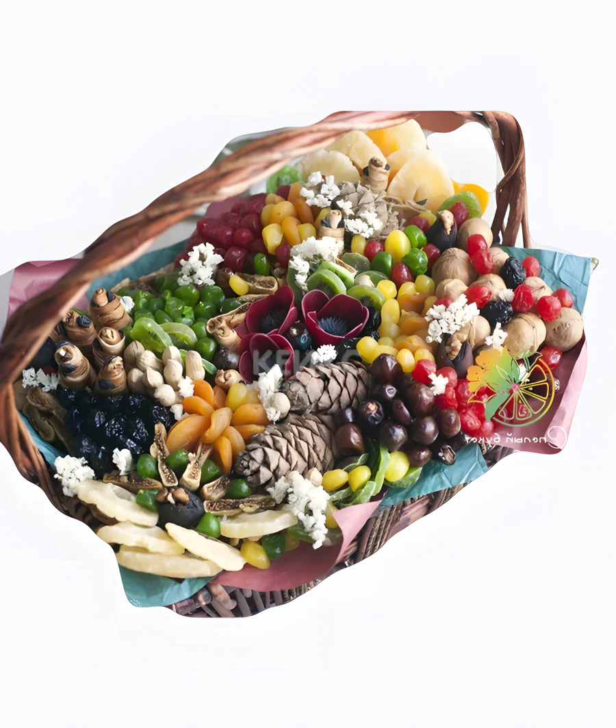 Корзина с сухофруктами 3 Фото