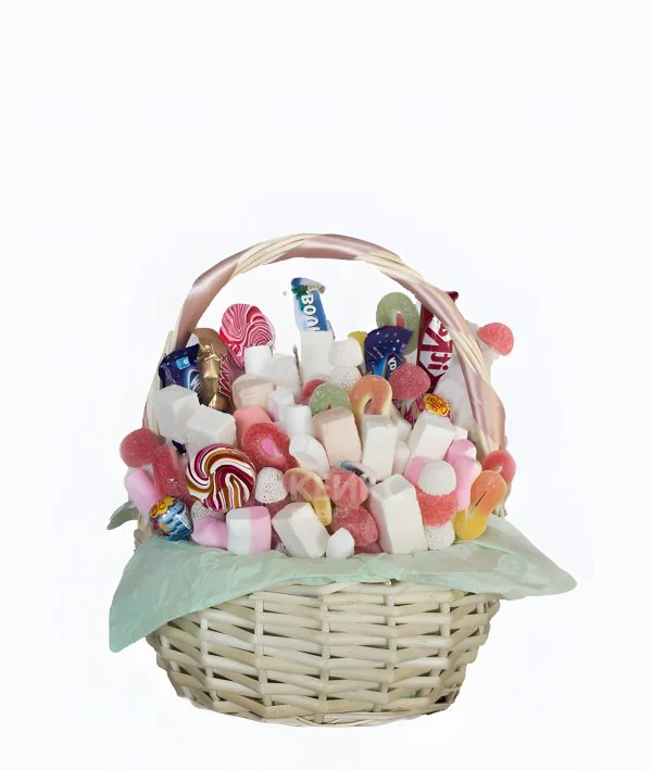 Корзина с зефиром 3 Фото