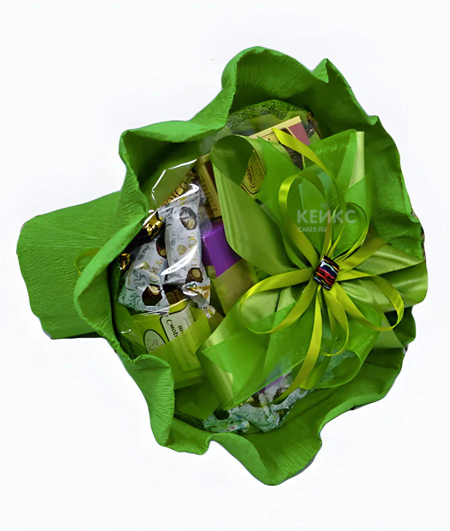 Недорогой букет из чая 1 Фото