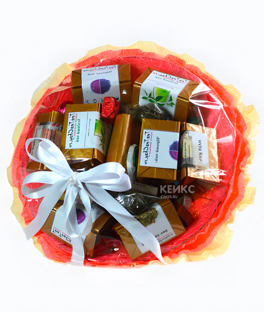 Недорогой букет из чая 2 Фото