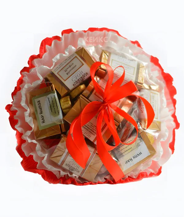 Недорогой букет из чая 3 Фото