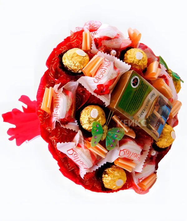 Недорогой букет из чая Фото