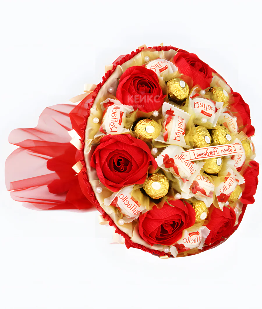 Недорогой сладкий букет 2 Фото