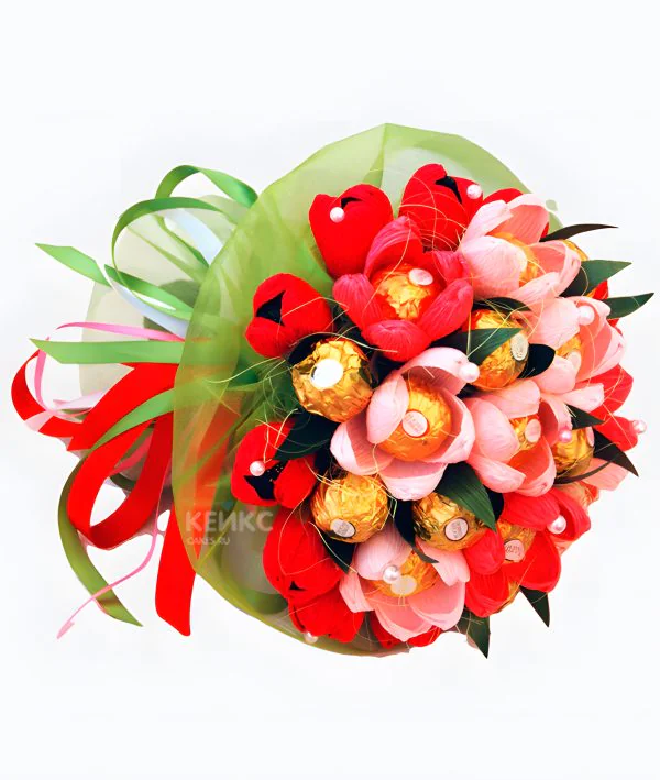 Недорогой сладкий букет 5 Фото