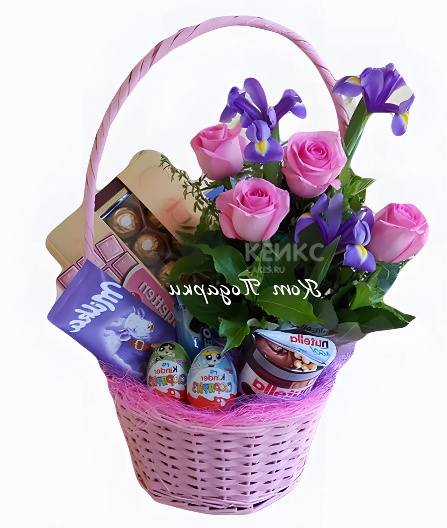 Подарочная корзина для девочки 1 Фото