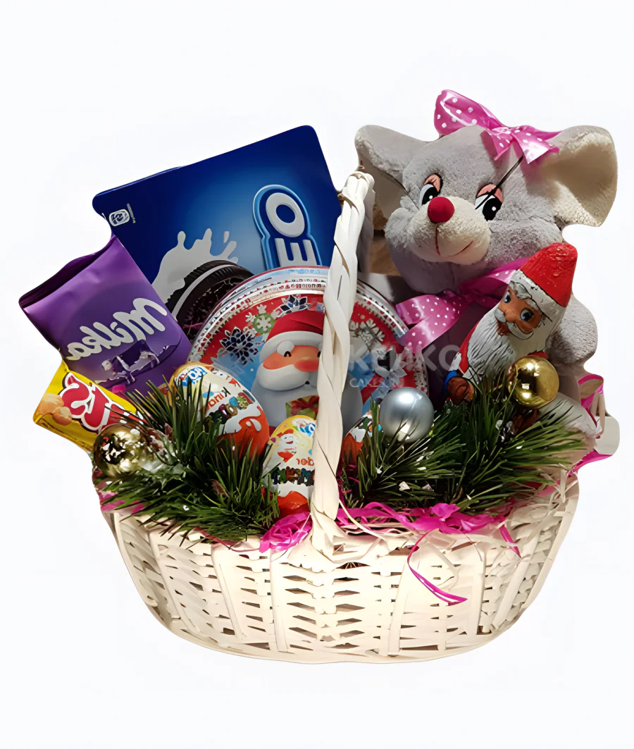 Подарочная корзина для девочки 4 Фото