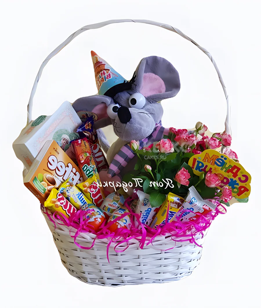 Подарочная корзина для девочки 5 Фото