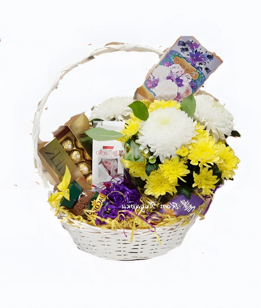 Подарочная корзина на 8 марта Фото
