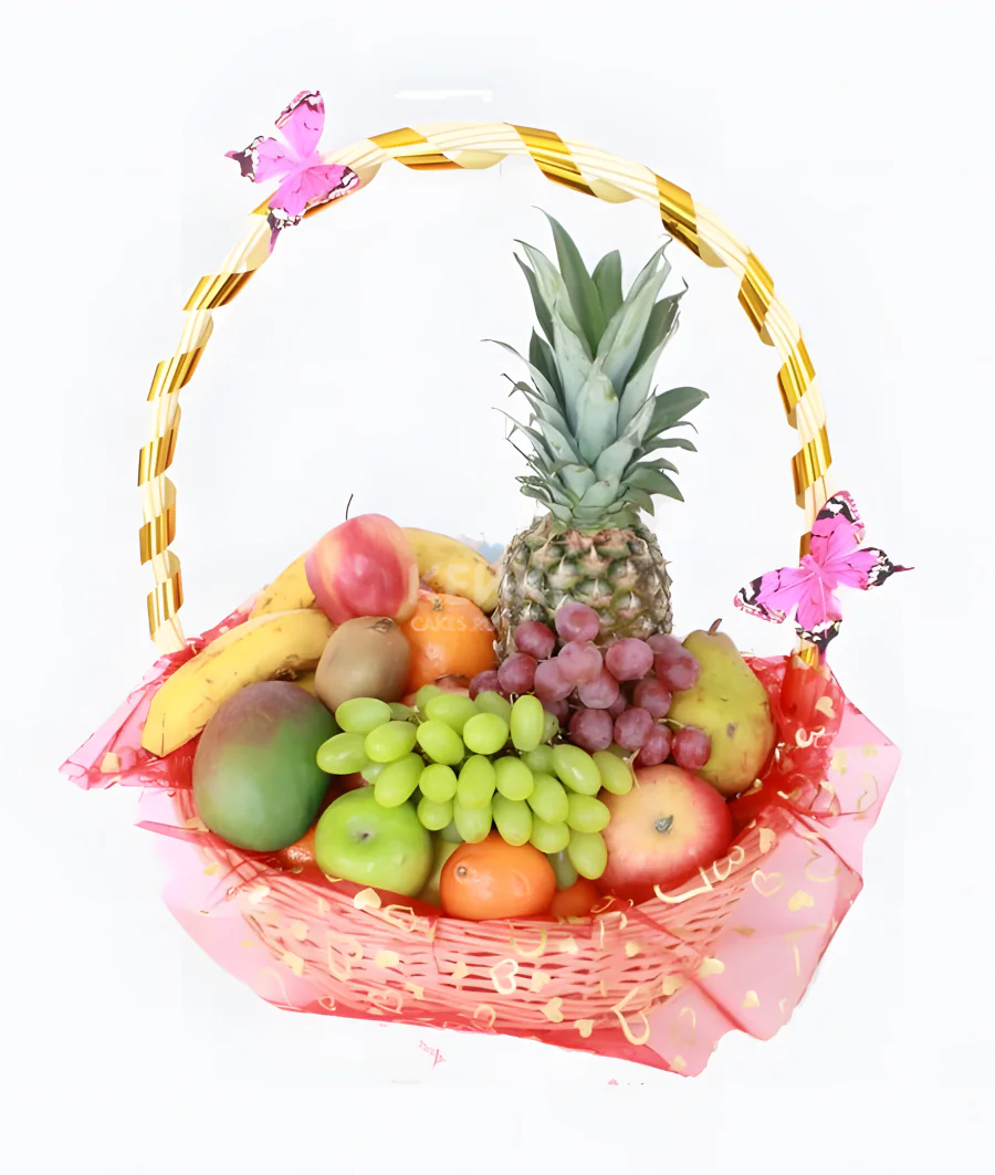 Подарочная корзина женщине с фруктами 4 Фото