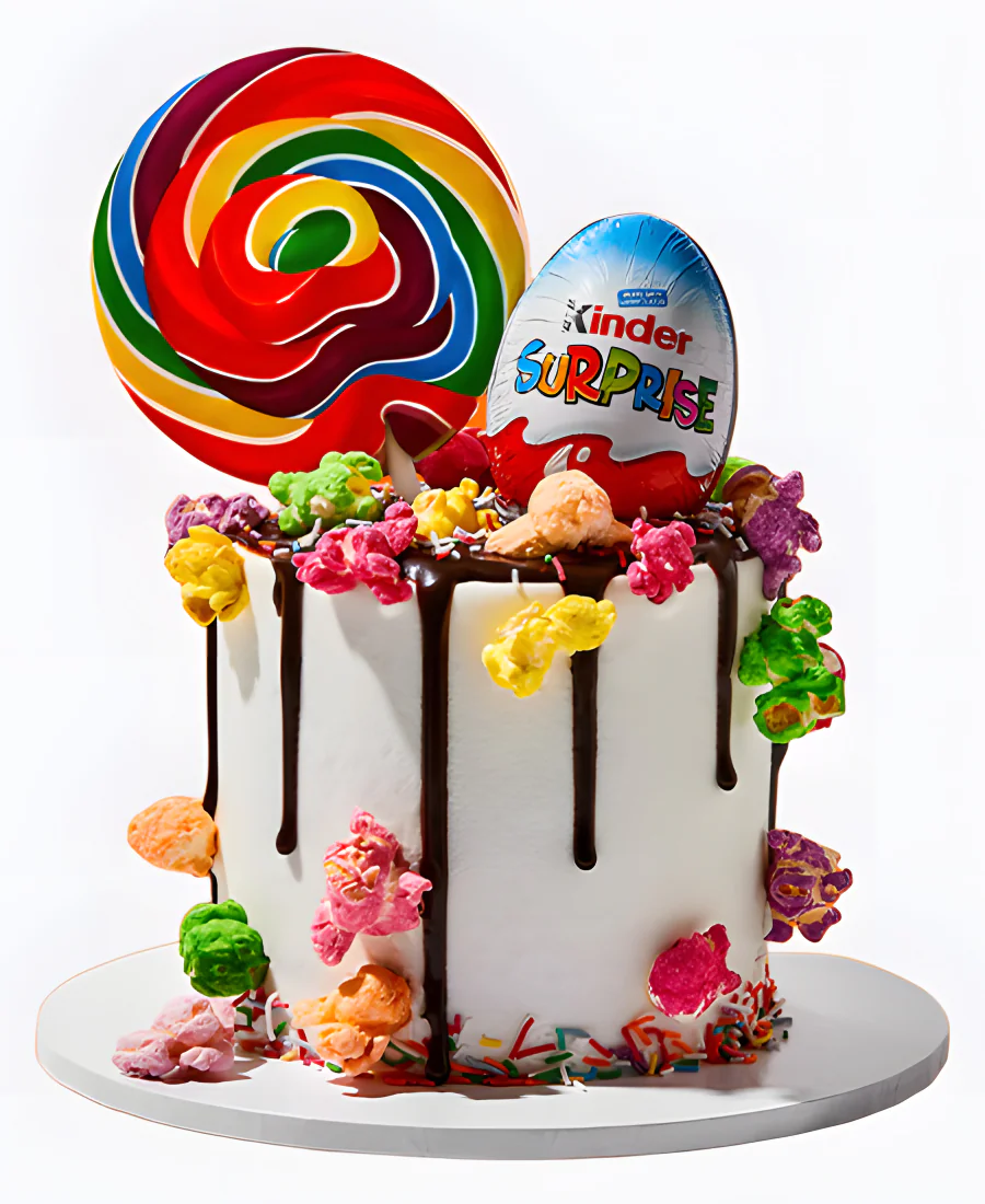 Торт Цветной взрыв Фото