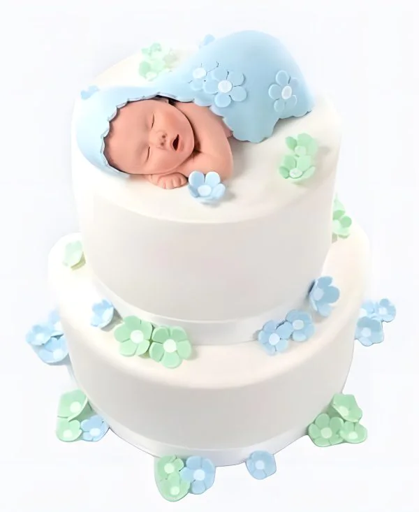 Торт Цветочная колыбель Фото