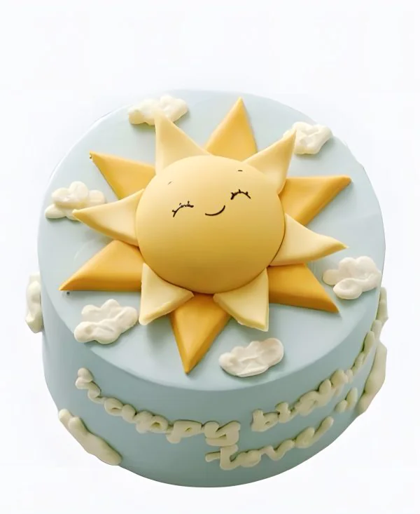 Торт Голубое небо и солнце Торт Голубое небо и солнце Фото