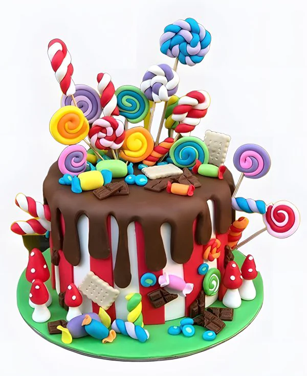 Торт Лес конфет Фото
