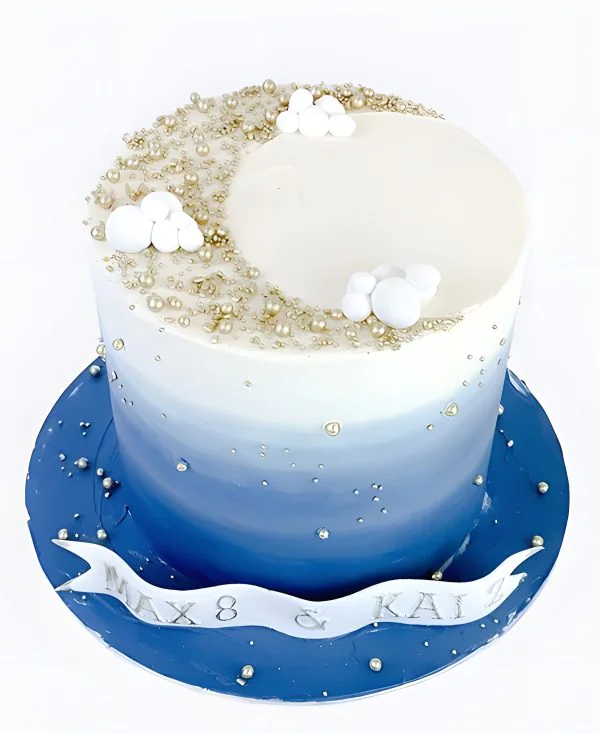 Торт Лунный омбре Фото