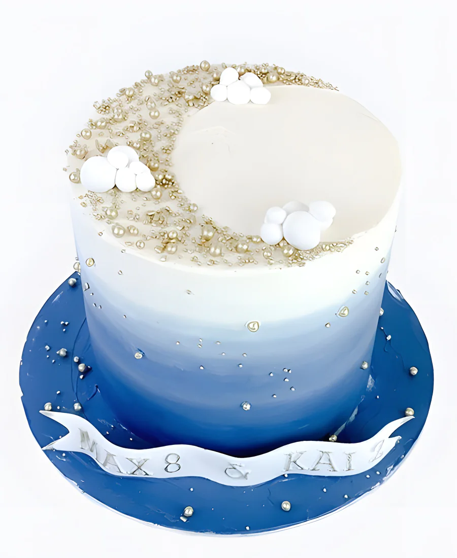 Торт Лунный омбре Фото