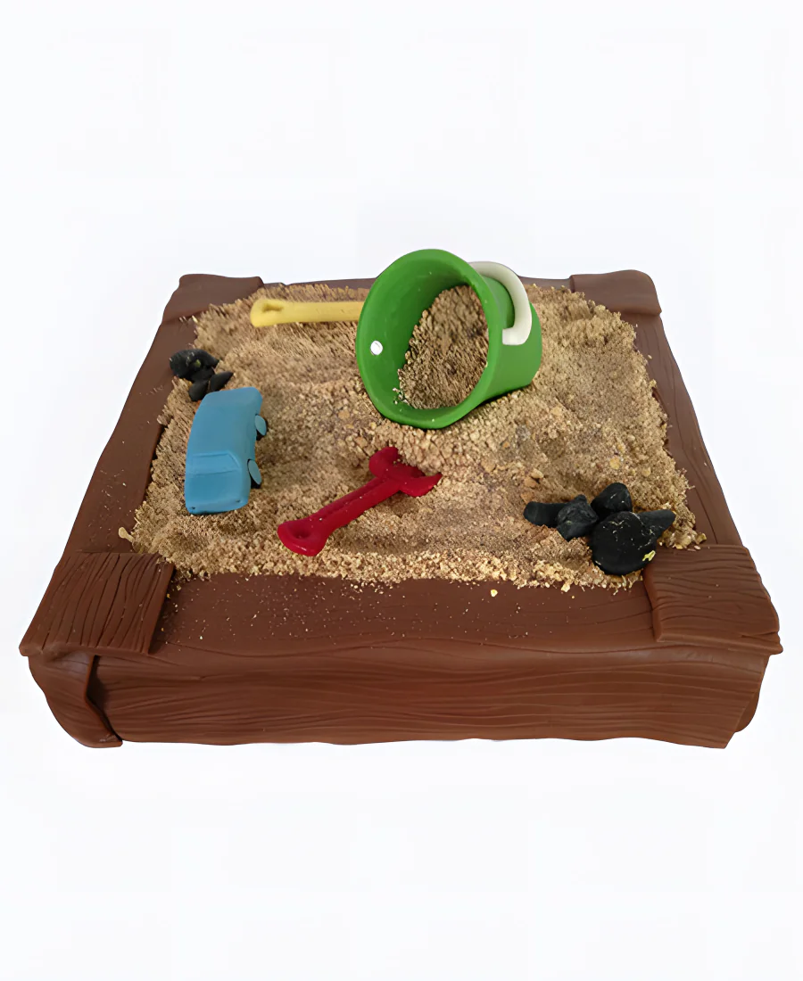 Торт Опрокинутое ведёрко Фото