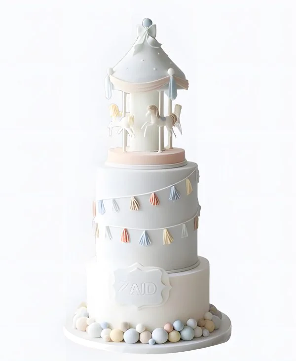 Торт Пастельная карусель Фото