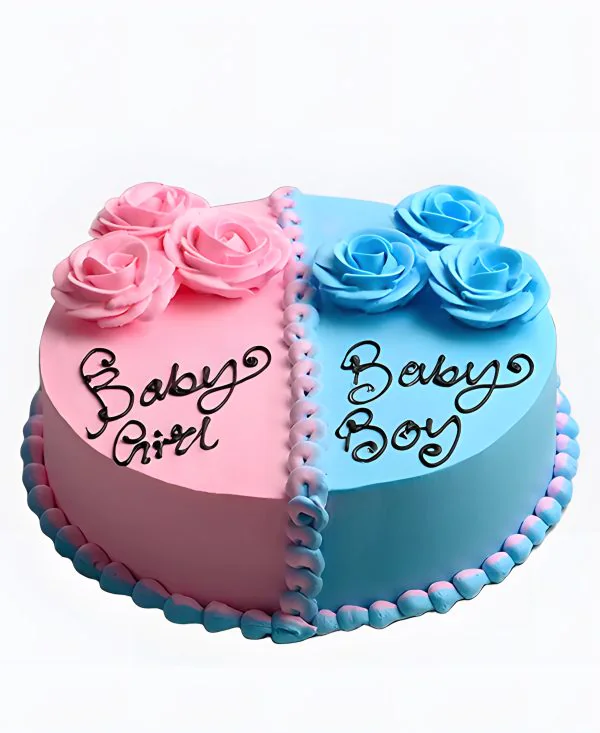 Торт Половинки с розами Торт Половинки с розами Фото